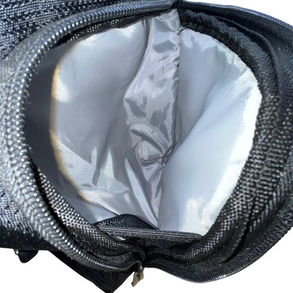 Ciao Unisex Black Nylon Under-The-Seat Spacious Rolling Travel Case - Picture 13 of 14